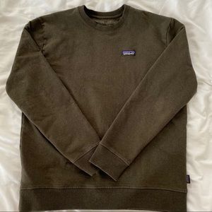 Patagonia P-6 Uprisal Crew Sweatshirt. Brown
